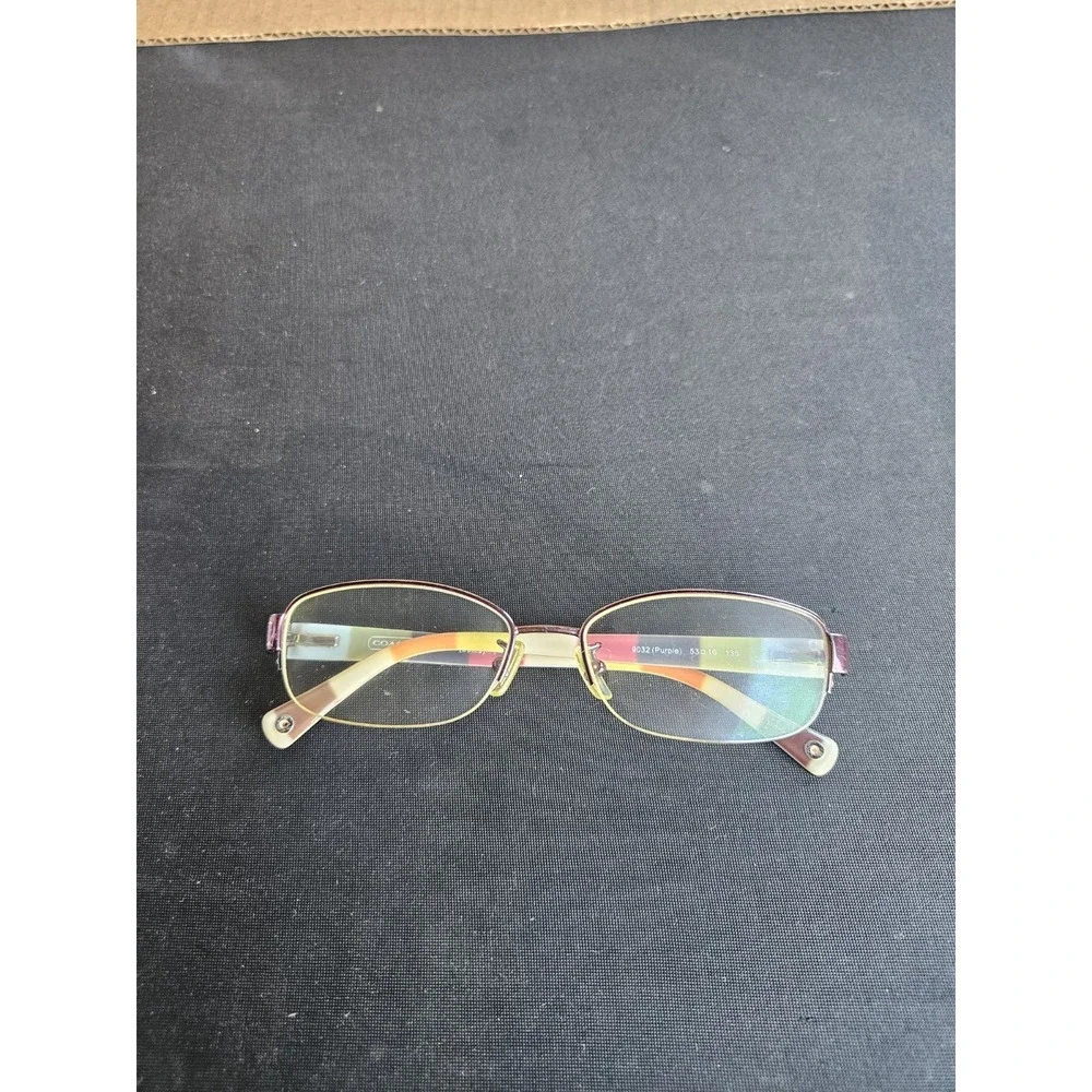 Coach HC 5004 Bettie Eyeglasses Purple 53-16-135 Women's Frames Only Used